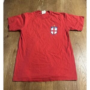 Vintage England Soccer Shirt FIFA World Cup 2006 Germany Small Red Soccer
